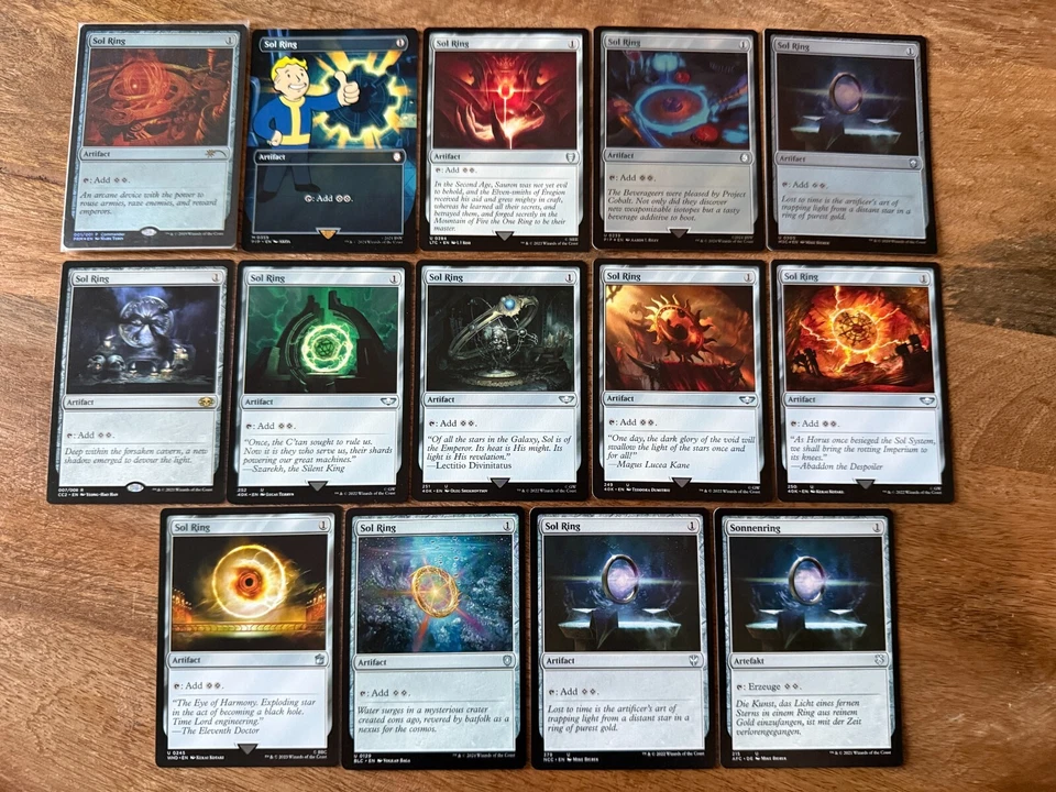 Sol Ring / Sonnenring - *verschiedene zur Auswahl* - NM - FOIL / Borderless- MTG - Bild 1 von 1