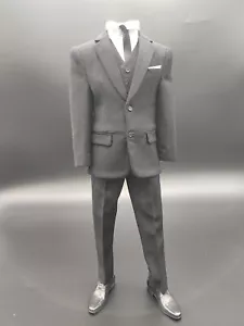 Escala 1/6 Hombre Caballero Traje Negro Pantalones Camisa Chaleco Corbata Cinturón Zapatos Modelo - Imagen 1 de 10