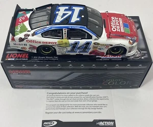 2011 Tony Stewart #14 Mobil 1 Liquid Color 1/24 NASCAR Diecast 1 OF 700 RARE! - Picture 1 of 5