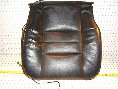 Asiento delantero mercedes 82-87 c126 560sec cuero negro 1 cubierta, cojín/calor, t#1 Foto 1 de 4