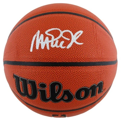 Lakers Magic Johnson Authentic Signed Wilson Basketball w/ Silver Sig BAS Wit - Image 1 of 3
