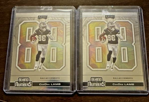 2020 Panini Playoff #BTN-28 CeeDee Lamb Behind the Numbers Rookie Set of 2 - Bild 1 von 2