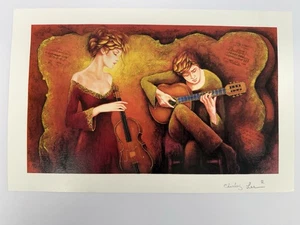 Seriolitografía impresión artística Charles Lee "Serenata de guitarra" Park West At Sea certificado de autenticidad - Imagen 1 de 8
