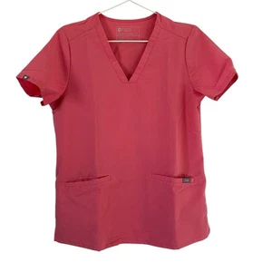 Figs The Fionx Casma Pink Three Pocket Top Size Small - Bild 1 von 11