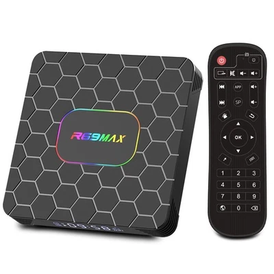 Android 14.0 TV Box Box TV 4GB RAM 32GB ROM RK3528 Quad Core Cortex A53 8K - Immagine 1 di 4