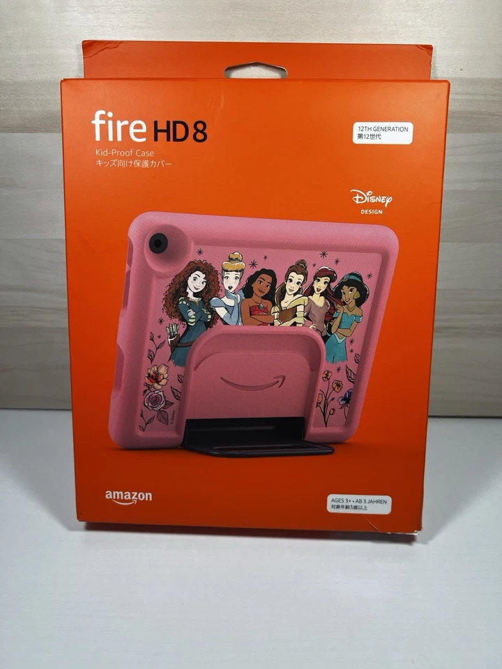 Amazon Kid-Proof Case for Fire HD 8 tablet (For 12th gen Tablet) Disney Princess - Image 1 of 4