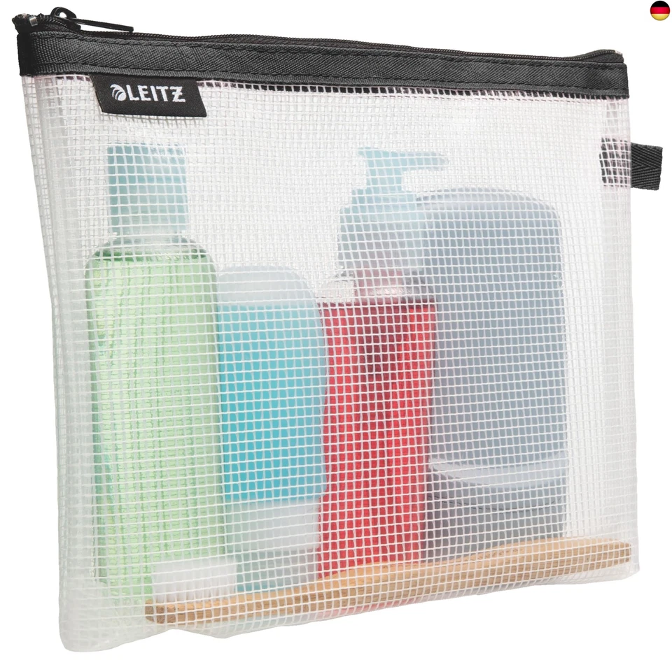 Leitz WOW Reise Zip-Kulturbeutel, durchsichtig, Wasserabweisend, Idealer - Bild 1 von 4