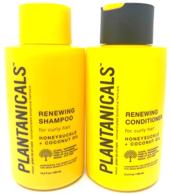 (2) Plananicals Renewing Shampoo & Conditioner New In Packaging 15.2 fl oz Each - Image 1 of 3