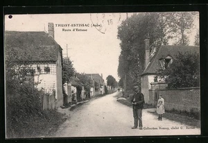 CPA Thuisy-Estissac, Route d´Estissac 1915 - Picture 1 of 2