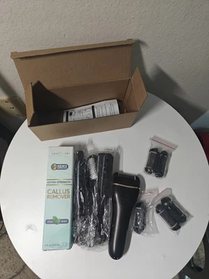 Herramienta removedora de callos recargable nueva en caja y gel removedor de callos Foto 1 de 3