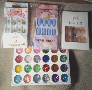 3 Sets Press On Nails / Nail Bling "NEU" - Bild 1 von 5