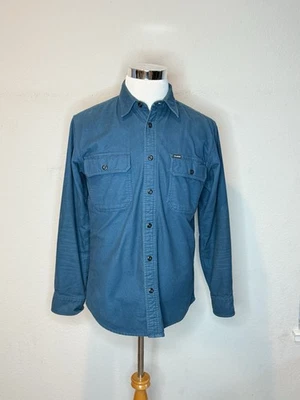 Filson Mens Flannel Cotton Shirt Button Up Long Sleeve Blue Size S - Image 1 of 4
