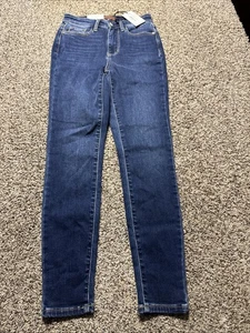 NEU MIT ETIKETT JUDY BLAU LOS ANGELES SKINNY FIT DAMENJEANS GRÖSSE 3/26 HOHE TAILLE - Bild 1 von 5