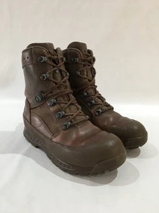 Haix High Liability Combat Boots Womens Size 5 Leather Brown Army Surplus - Imagen 1 de 12