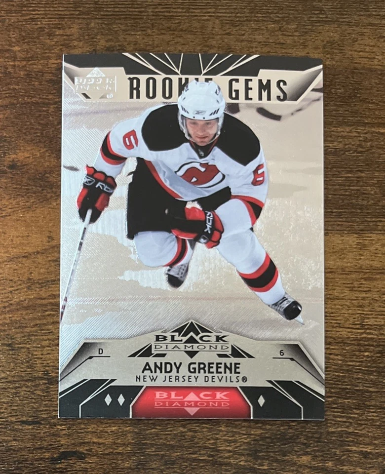 2007-08 Upper Deck Black Diamond Rookie Gems Andy Greene #151 Devils RC - Image 1 of 2