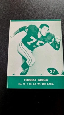 1961 Lake To Lake Forrest Gregg #27 HOF - Image 1 of 2