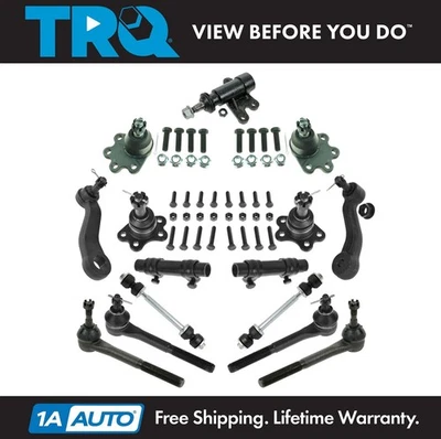 TRQ Front Steering Suspension Kit Fits 93-99 Blazer K1500 Suburban K2500 Tahoe - Image 1 of 4
