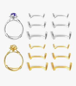 Gefülltes Metall Ringschutz Set für lose Ringe, 12er Pack 3 Größen für verschiedene Bänder W - Bild 1 von 6