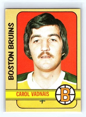 1972-73 Topps #85 Carol Vadnais Boston Bruins - Image 1 of 2