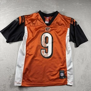 NFL Player Cincinnati Bengals Carson Palmer Jersey Youth L 14/16 Black #9 #1204 - Picture 1 of 10