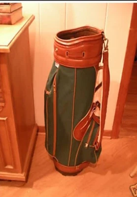 Wilson X  Johnnie Walker Golf Bag Very Rare vintage Leather Trim - Image 1 of 4