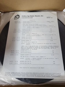 GOLDEN AGE OF RADIO THEATRE VINYL RECORDS - PROGRAMS 201-220 with cue sheets - Picture 1 of 5