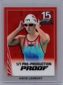 Katie Ledecky 2025 Foglia Nazionale 1/1 Prova di Pre Produzione - Foto 1 di 1