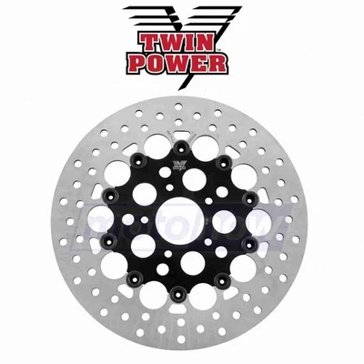 Twin Power Rear Floating Hole Rotor for 2007-2012 Harley Davidson XL1200N kk Foto 1 de 4