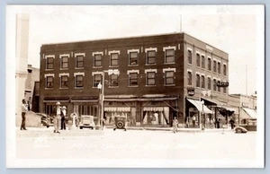 O'Neill Nebraska NE Hotel Golden Coke Sign Cars Real Photo Postcard RPPC 1925-42 - Picture 1 of 3