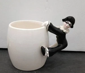 Quon Quon Harlequin Mime Masquerade Mug - Imagen 1 de 7