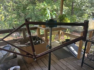 Electra Ticino LUX Kit Frameset Touring Frame 48cm 19" Deep Red 6160 AL 420 Fork - Picture 1 of 24