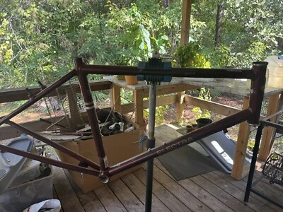 Electra Ticino LUX Kit Frameset Touring Frame 48cm 19" Deep Red 6160 AL 420 Fork - Image 1 of 4