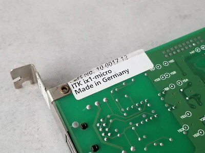 ITK ix1-micro V2.1 Made in Germany - ISA ISDN S0 MODEM FAX MSN CARD - Vintage - Bild 1 von 4