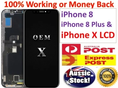 iPhone 8 6s 7Plus X LCD Screen Replacement Touch Display Digitizer Assembly - Image 1 of 4