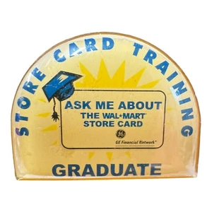 VTG Walmart Collectible Lapel Pin Employee Store Card Training Grad Associate - Picture 1 of 1