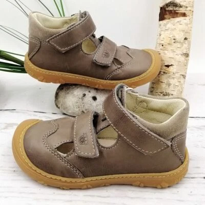 RICOSTA PEPINO EDO, Gr. 26 M, Kindersandalen Jungen Sandalen Leder Braun Neu OVP