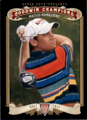 Goodwin Champions 2012 Upper Deck Matteo Manassero #61 Foto 1 de 2