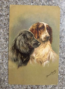 Vintage Fannie Moody STZF Postcard 1932 Posted France, Dog, Cocker Spaniel  - Picture 1 of 4