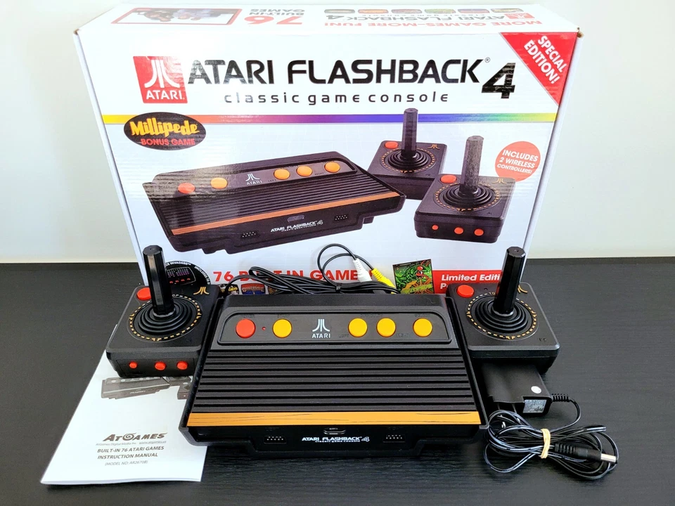 Atari Flashback 4 Classic Game Console In Box. Clean, Fast Shipping. TESTED - Image 1 of 4
