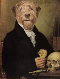 Soft Coated Wheaten Terrier - CUSTOM MATTED - Vintage Dog Art Print - Poncelet - Picture 1 of 1