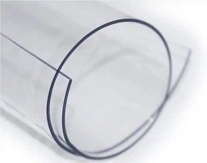 1.5mm Thick PVC Clear UV Cold Crack RESISTANT Window Sheeting Boat Plastic Glass - Picture 1 of 1