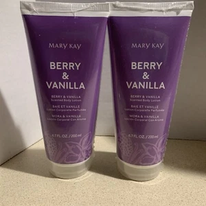 2 MARY KAY BERRY AND VANILLA SCENTED BODY LOTION 6.7 FL OZ. - Picture 1 of 3