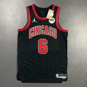 100% Authentic Alex Caruso Nike Bulls Statement Jersey Size 44 M Motorola - Picture 1 of 6