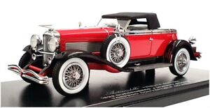 Automodello 1/43 Scale 43D021 - 1932 Duesenberg Murphy Bodied Torpedo Conv - Red