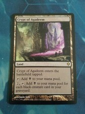 MTG Crypt of Agadeem - Zendikar NM x1