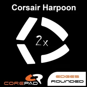 Corepad Skatez Corsair Harpoon Souris Pieds Patins Remplacement Hyperglide PTFE - Picture 1 of 1