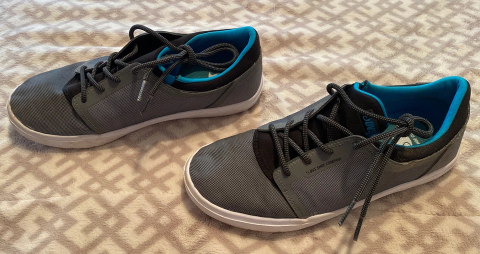 DVS Stratos LT+Kids Skate Shoe Grey/Teal(Size 5) Amazing Condition!! - Image 1 of 4