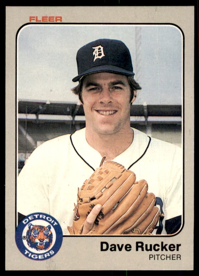 1983 Fleer Dave Rucker Baseball Cards #341 - Image 1 of 2