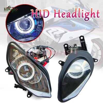 Conjunto de faros proyectores HID demon Angel Eye aptos para BMW S1000RR 2015-2018 Foto 1 de 4