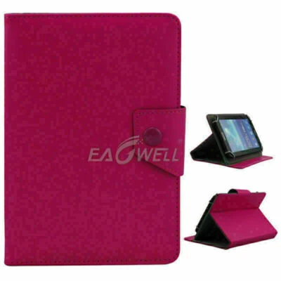 Leather Buckle Kickstand Folio Cover Case For Barnes & Noble NOOK 7" 9" Tablets - Image 1 of 4